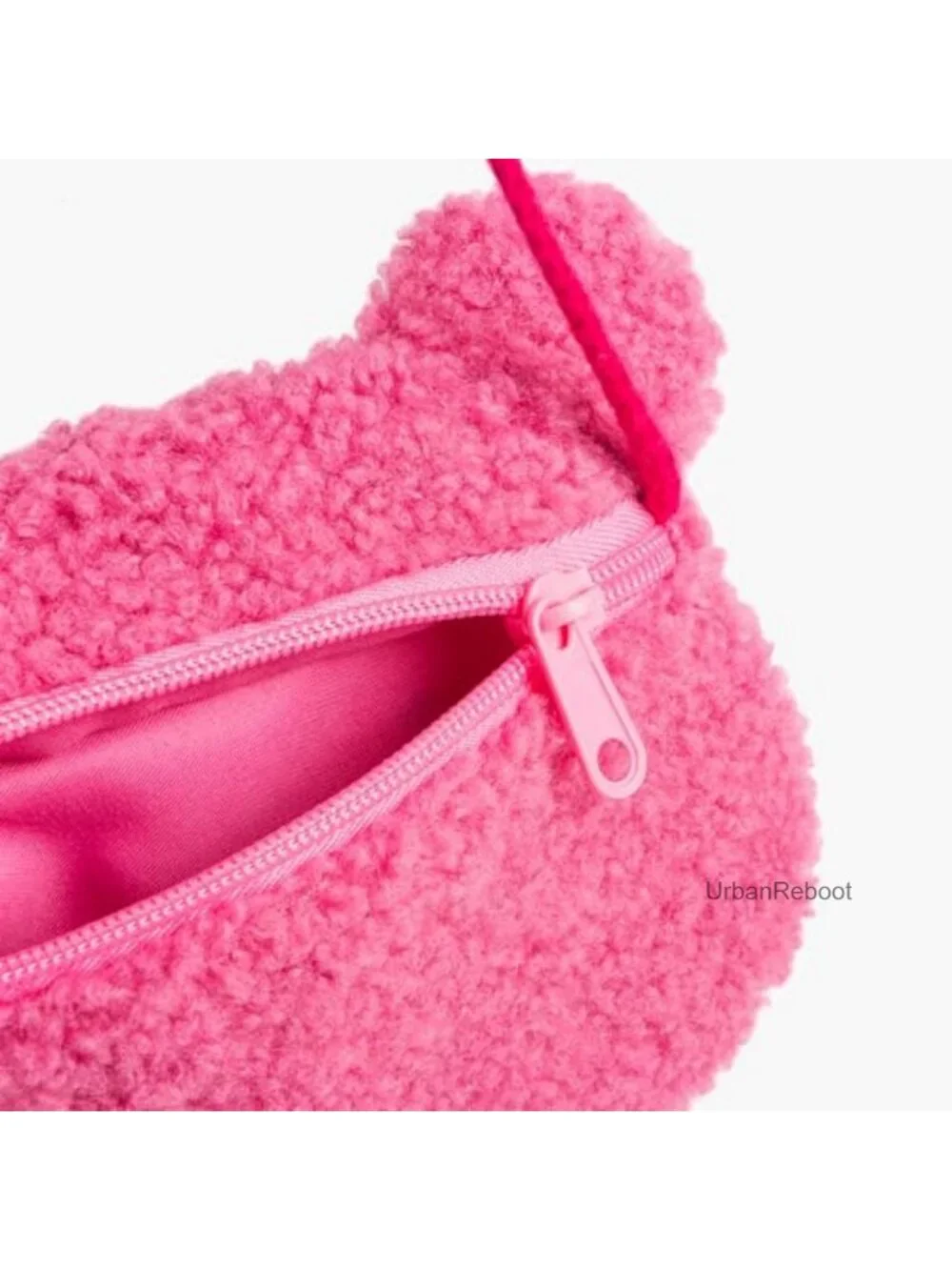 Plush Teddy Bear Crossbody Bag for Little Girls Toddlers Kids Purse